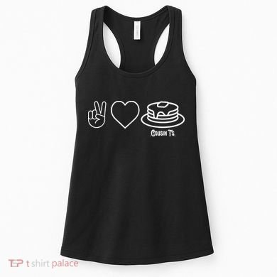 Peace Love Pancakes Cousin Women's Tank Top