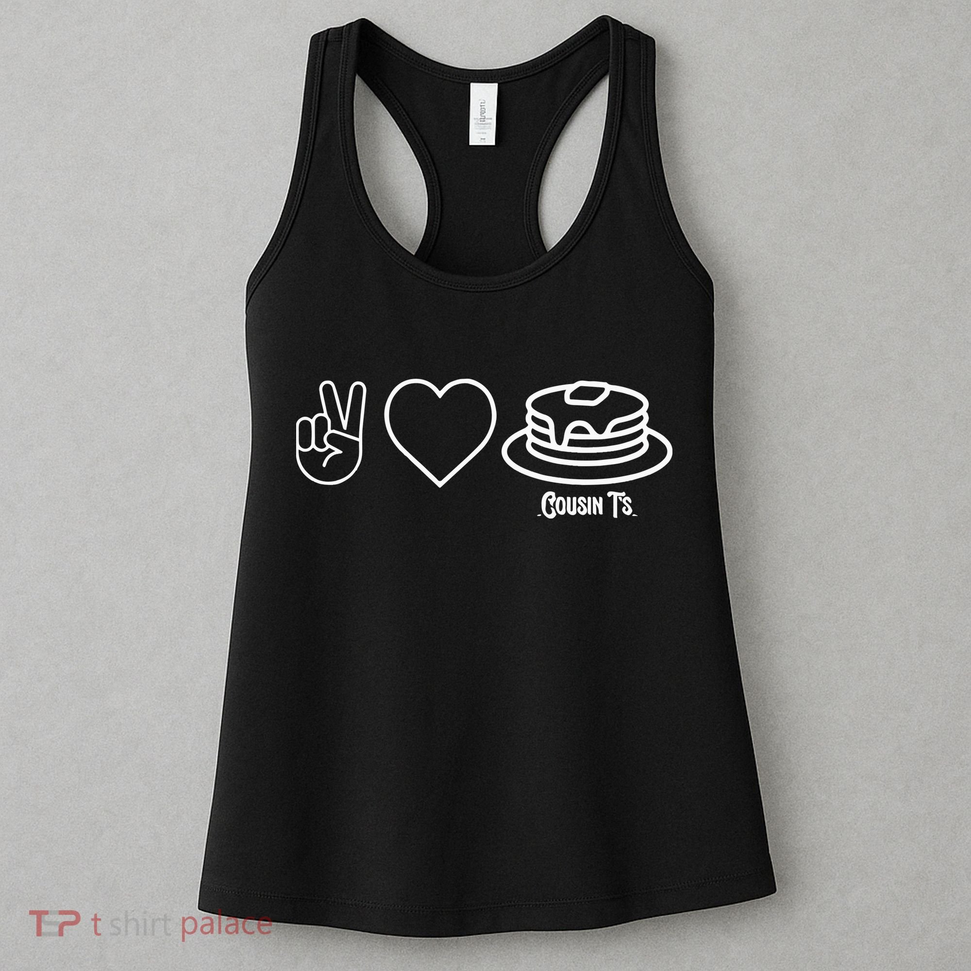 Peace Love Pancakes Cousin Women's Tank Top