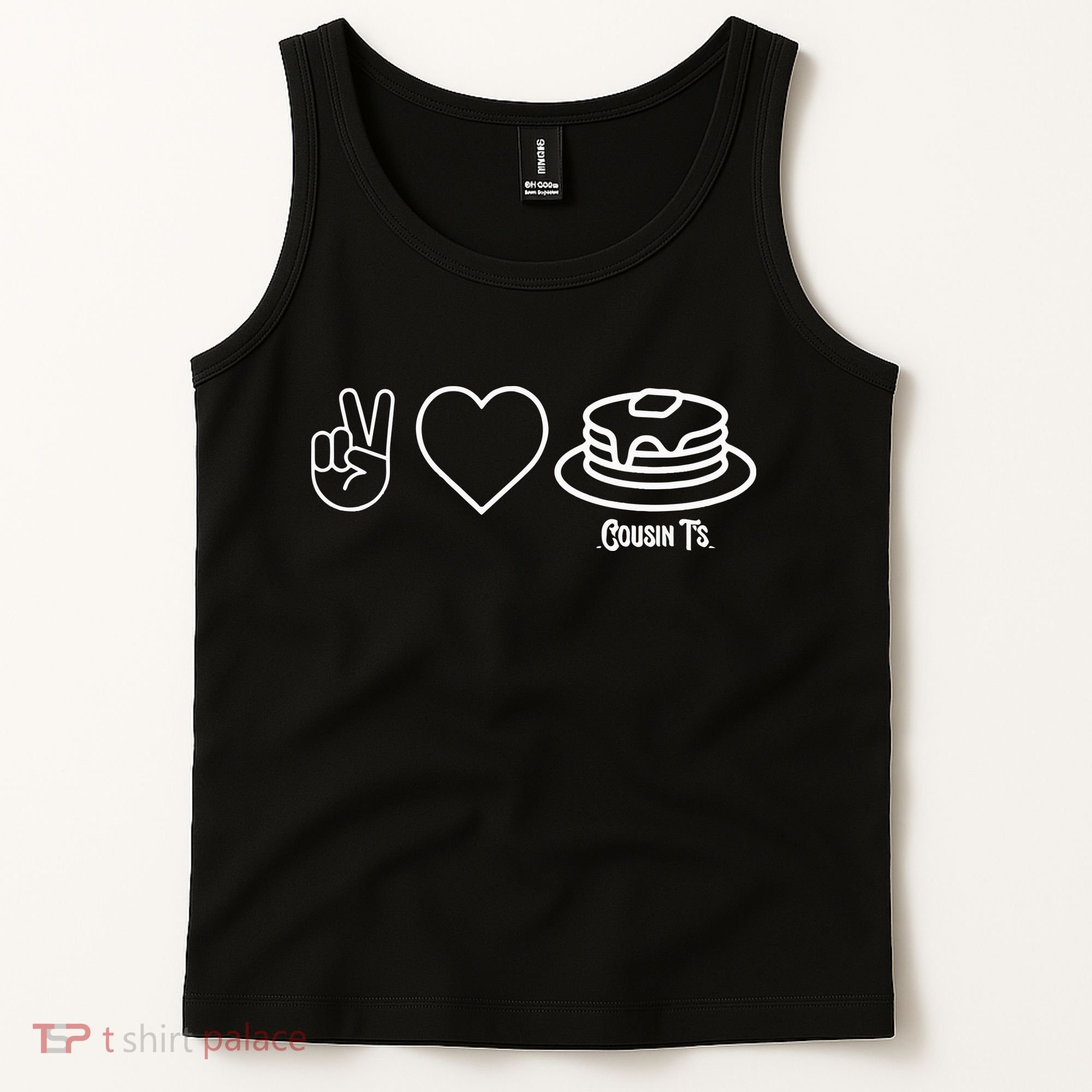 Peace Love Pancakes Cousin Tank Top