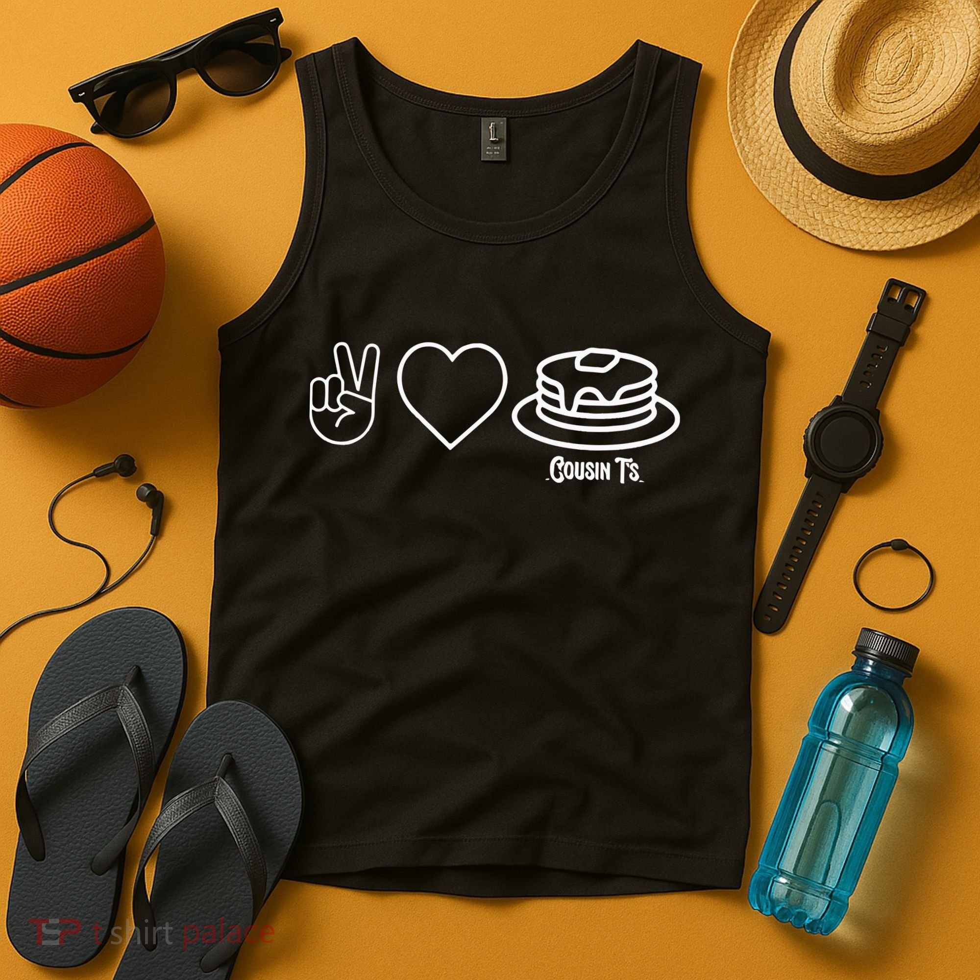 Peace Love Pancakes Cousin Tank Top