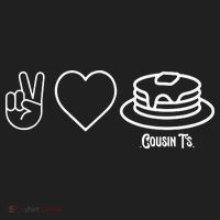 Peace Love Pancakes Cousin Golf Towel thumb 3
