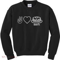 Peace Love Pancakes Cousin Kids Sweatshirt thumb 0