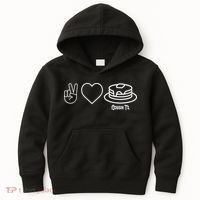 Peace Love Pancakes Cousin Kids Hoodie thumb 0