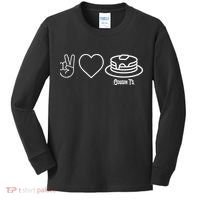 Peace Love Pancakes Cousin Kids Long Sleeve Shirt thumb 0