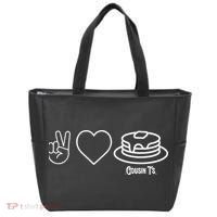 Peace Love Pancakes Cousin Tote Bag thumb 0