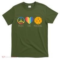 Peace Love Pickleball Vintage Sports T-Shirt thumb 0