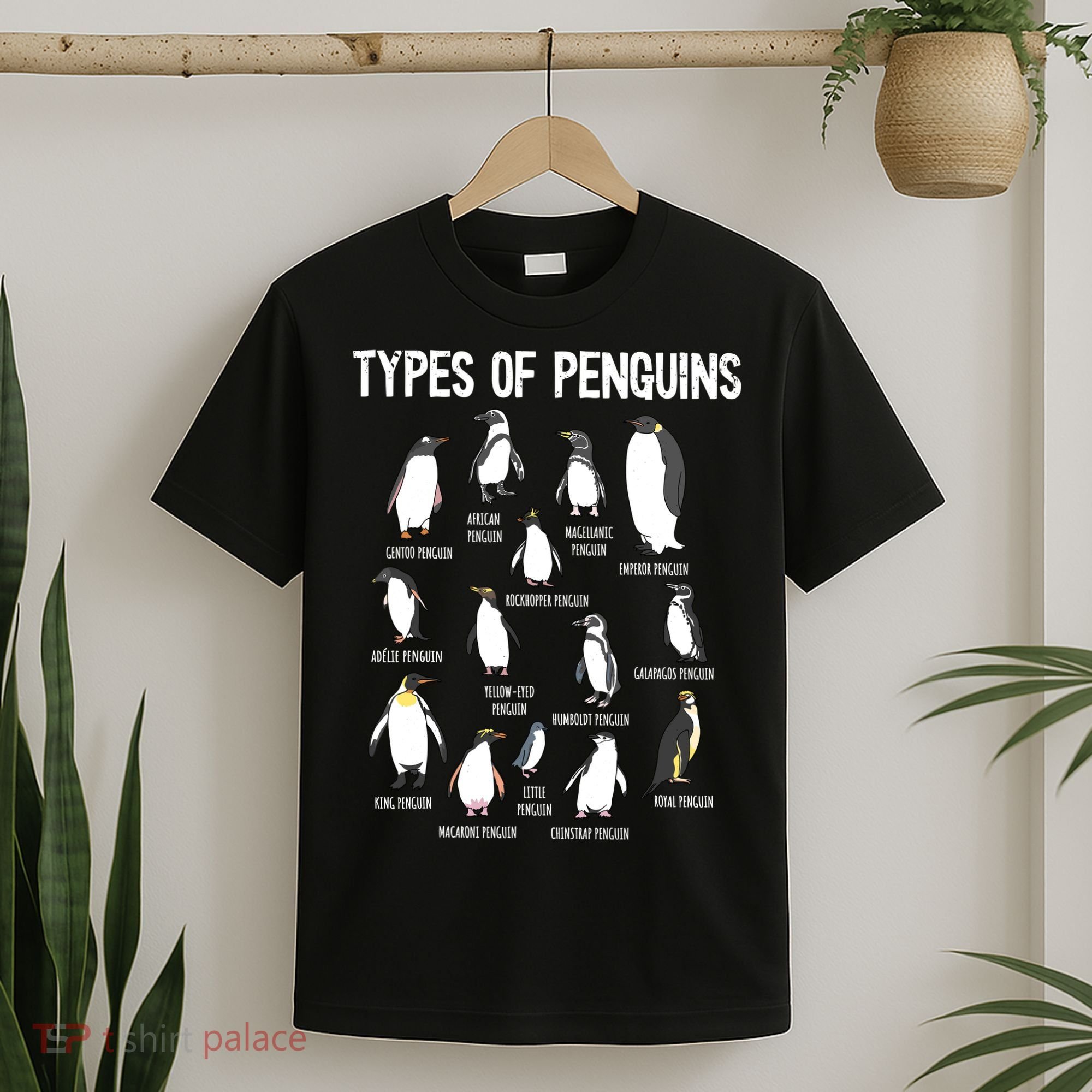 Penguin Lover Penguins Of The World Types Of Penguins T-Shirt