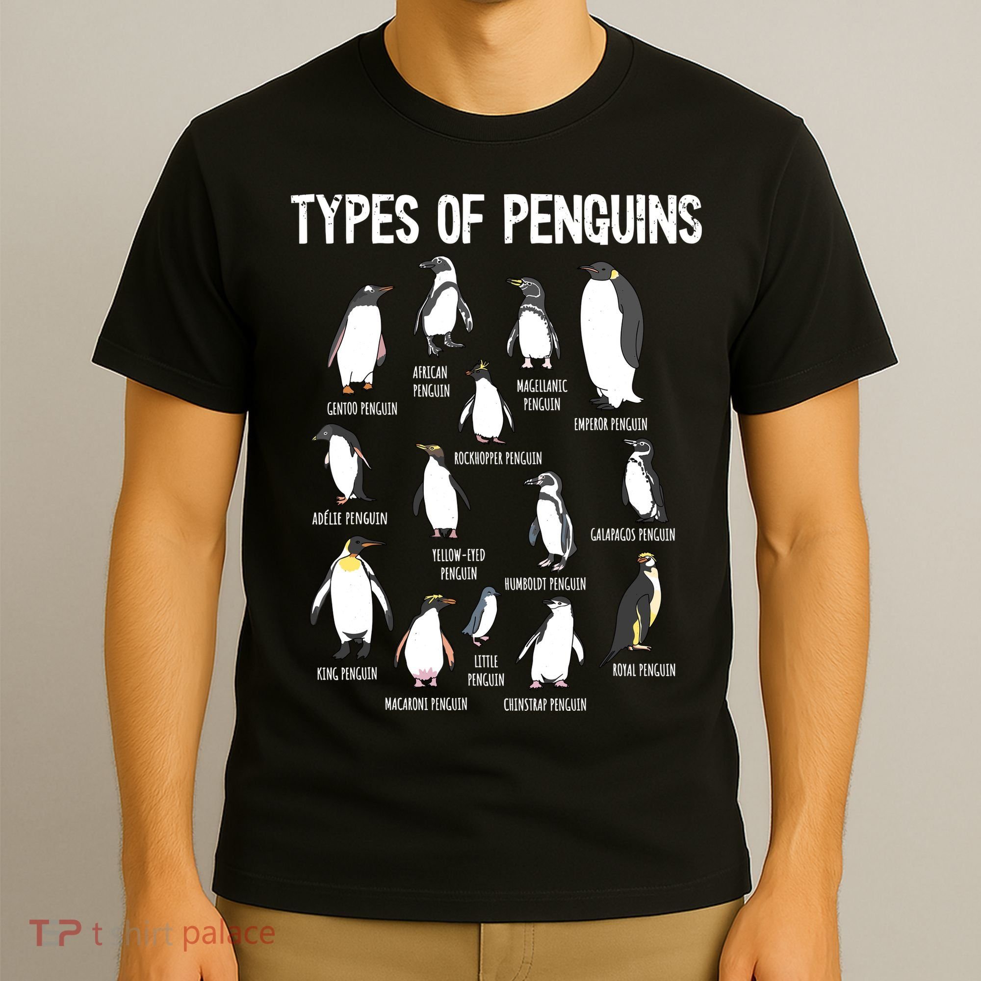 Penguin Lover Penguins Of The World Types Of Penguins T-Shirt
