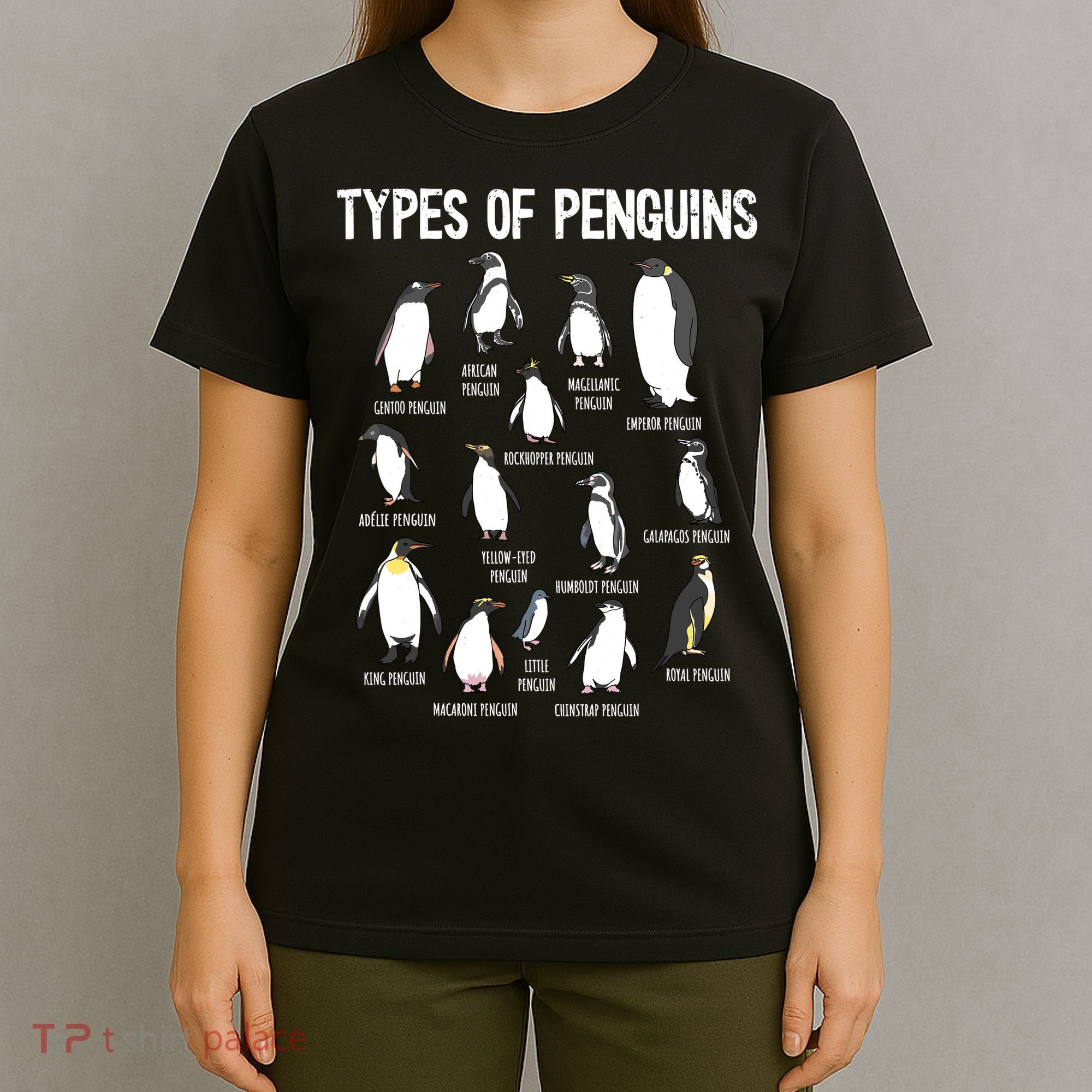 Penguin Lover Penguins Of The World Types Of Penguins T-Shirt