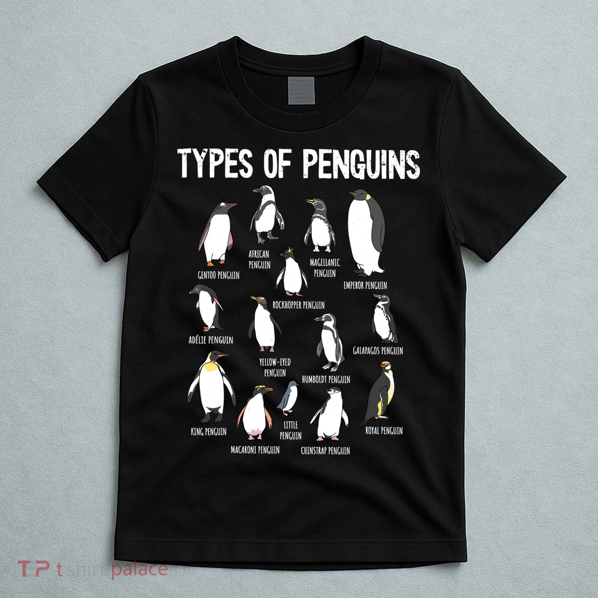 Penguin Lover Penguins Of The World Types Of Penguins T-Shirt