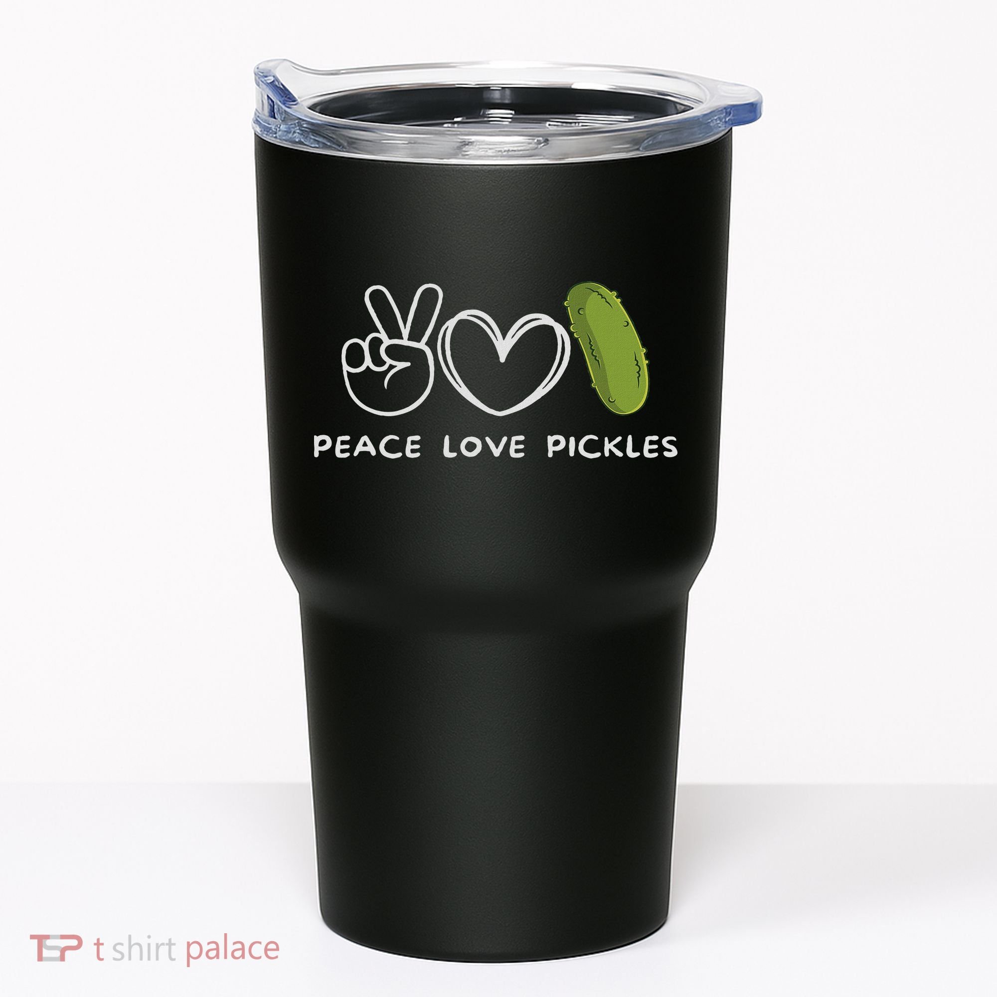 Peace, Love Pickles Retro Pickles Lover Food Lover Tumbler