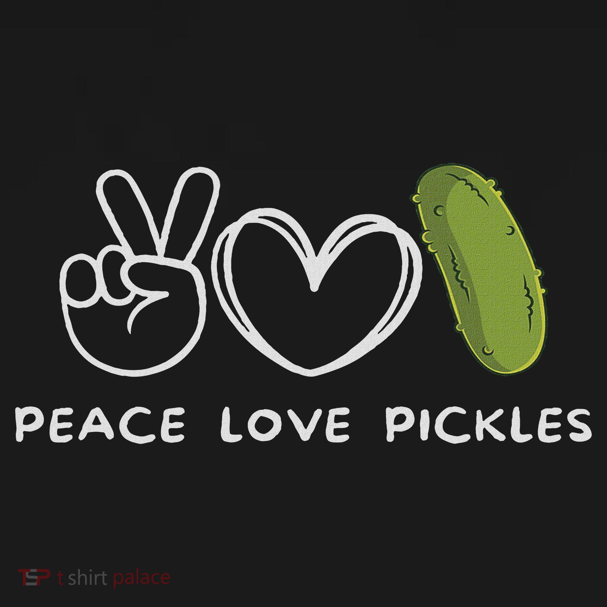 Peace, Love Pickles Retro Pickles Lover Food Lover Baby Bodysuit