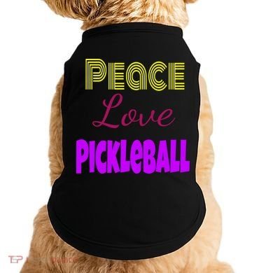Peace Love Pickleball Doggie Tank