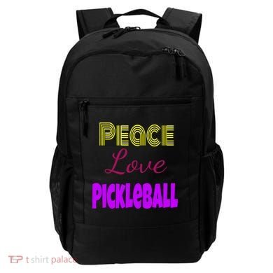 Peace Love Pickleball Backpack