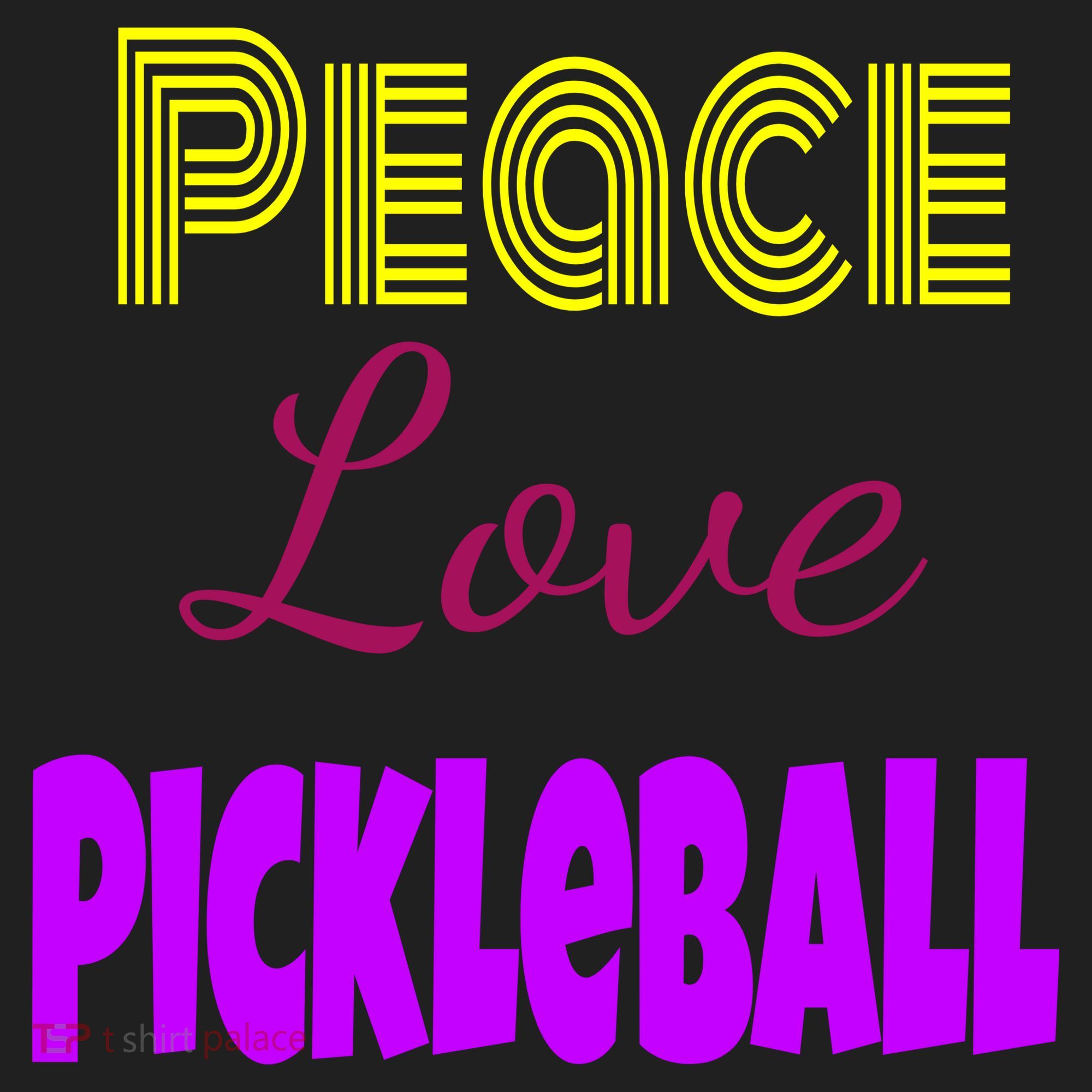 Peace Love Pickleball Beanie