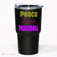 Peace Love Pickleball Tumbler thumb 0