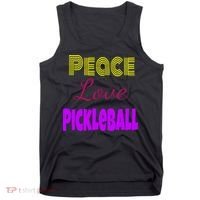 Peace Love Pickleball Tank Top thumb 0