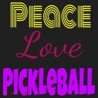 Peace Love Pickleball Golf Towel thumb 3