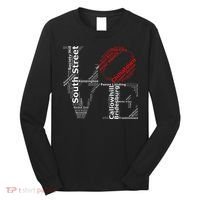 Philadelphia Love Park Statue Neighborhoods Long Sleeve Shirt thumb 0