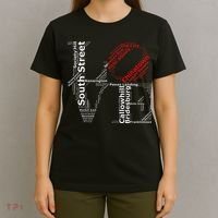 Philadelphia Love Park Statue Neighborhoods T-Shirt thumb 4