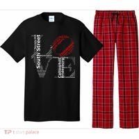 Philadelphia Love Park Statue Neighborhoods Pajama Set thumb 0
