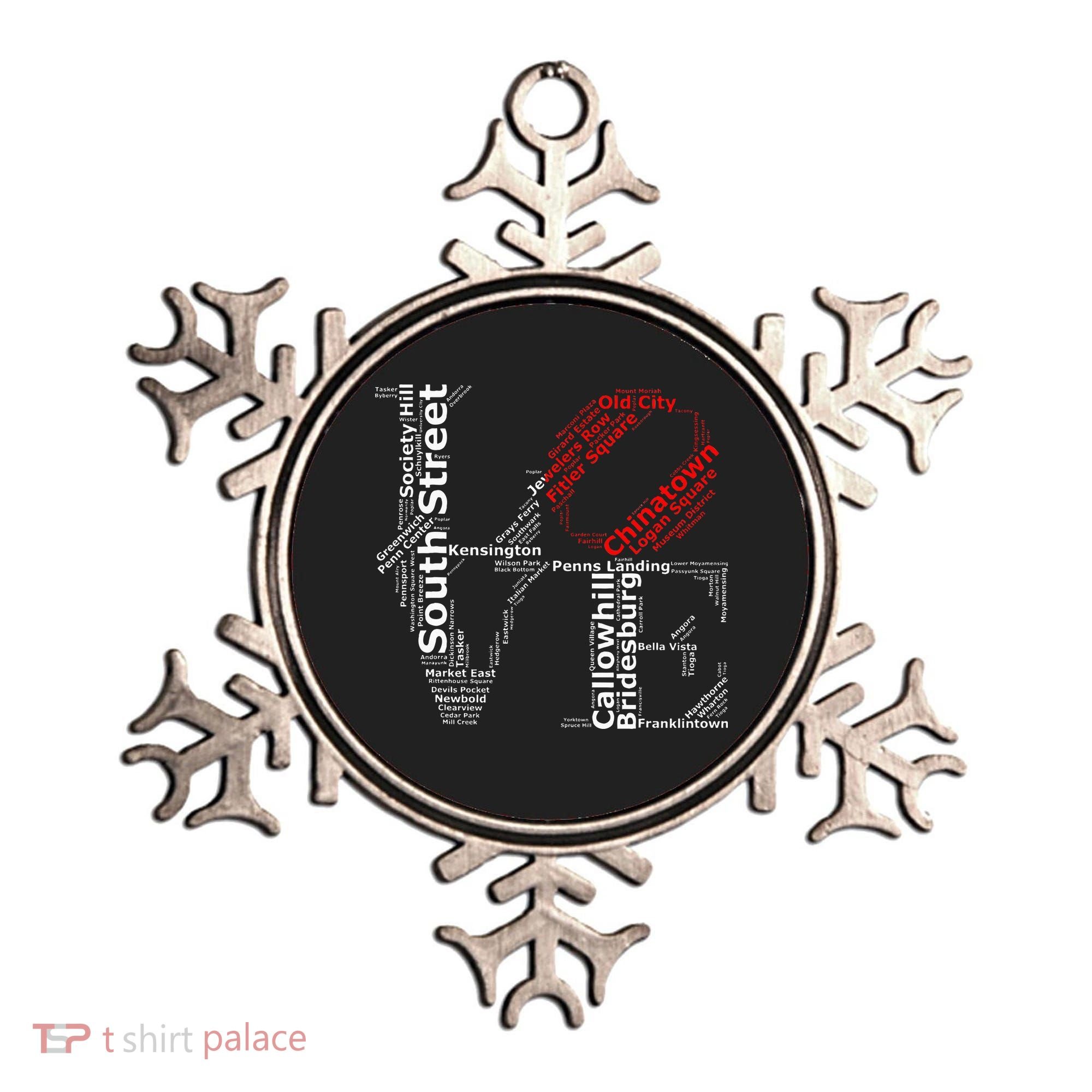 Philadelphia Love Park Statue Neighborhoods Ornament