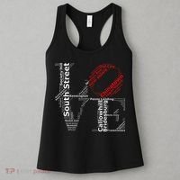 Philadelphia Love Park Statue Neighborhoods Women's Tank Top thumb 3