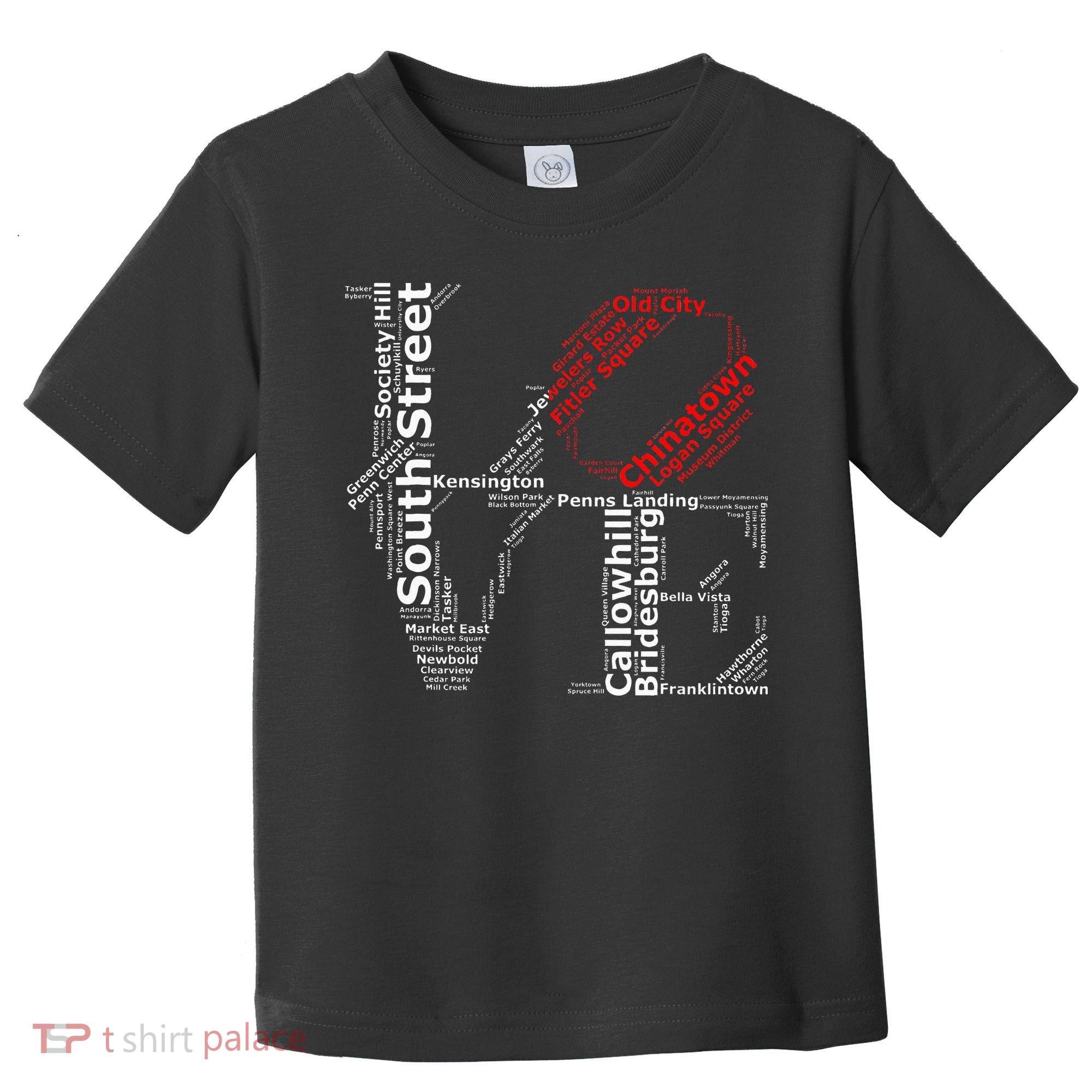 Philadelphia Love Park Statue Neighborhoods Toddler T-Shirt