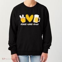 Peace Love Prost Beer Oktoberfest Women's Sweatshirt thumb 0