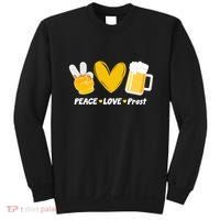 Peace Love Prost Beer Oktoberfest Sweatshirt thumb 0