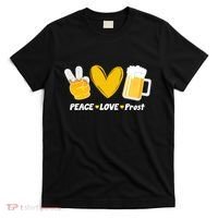 Peace Love Prost Beer Oktoberfest T-Shirt thumb 0