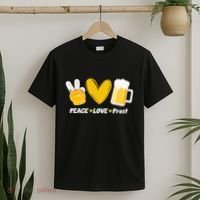 Peace Love Prost Beer Oktoberfest T-Shirt thumb 2