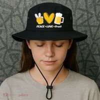 Peace Love Prost Beer Oktoberfest Bucket Hat thumb 3