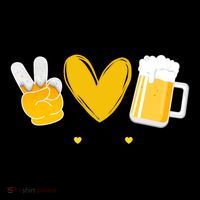 Peace Love Prost Beer Oktoberfest Coffee Mug thumb 5