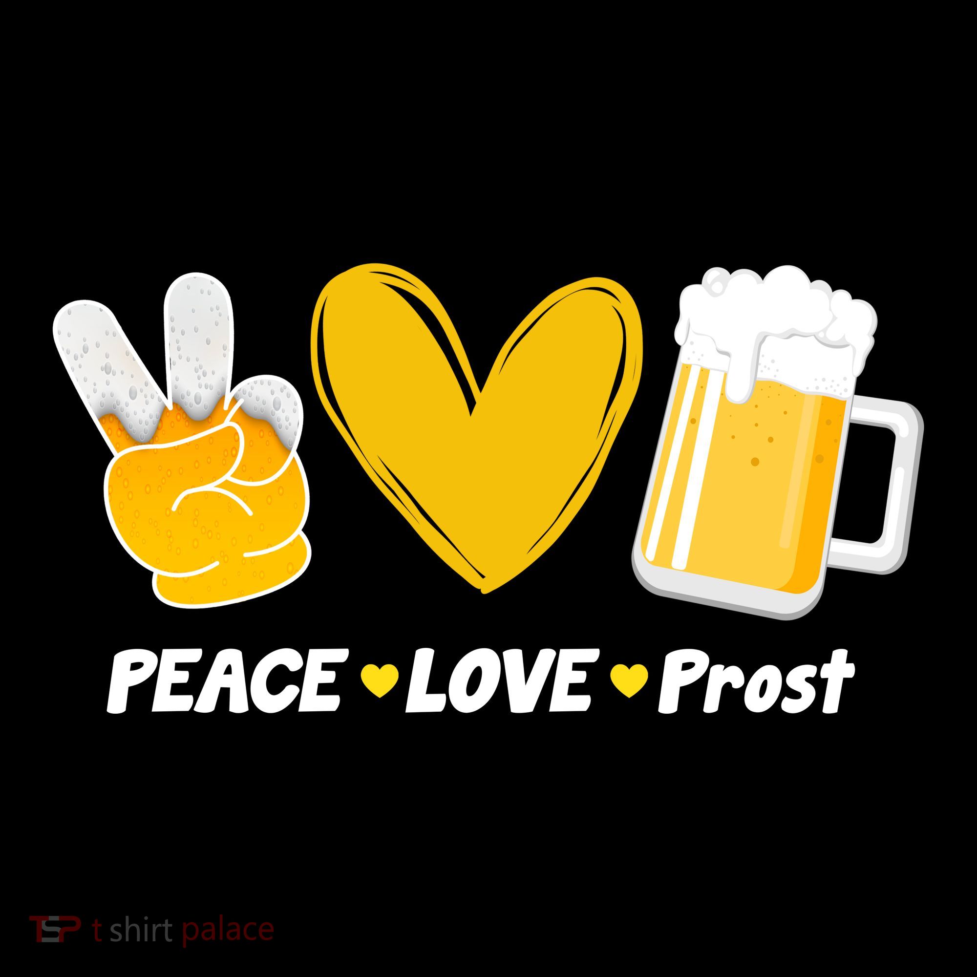 Peace Love Prost Beer Oktoberfest Women's Hoodie
