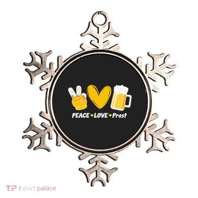 Peace Love Prost Beer Oktoberfest Ornament