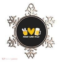 Peace Love Prost Beer Oktoberfest Ornament thumb 0