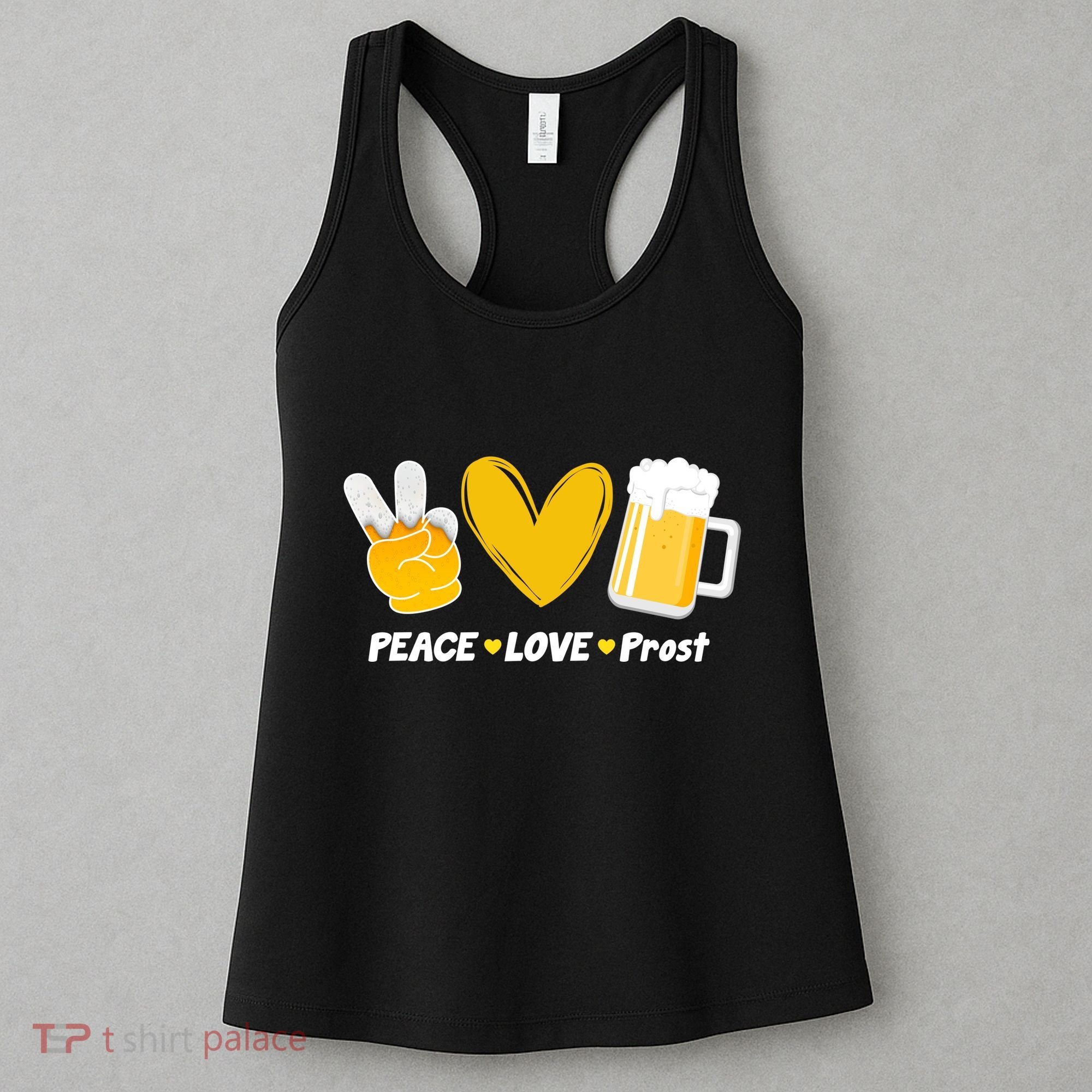 Peace Love Prost Beer Oktoberfest Women's Tank Top