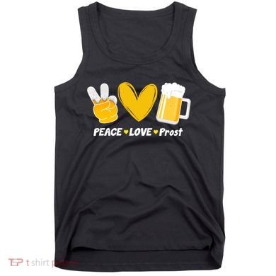 Peace Love Prost Beer Oktoberfest Tank Top