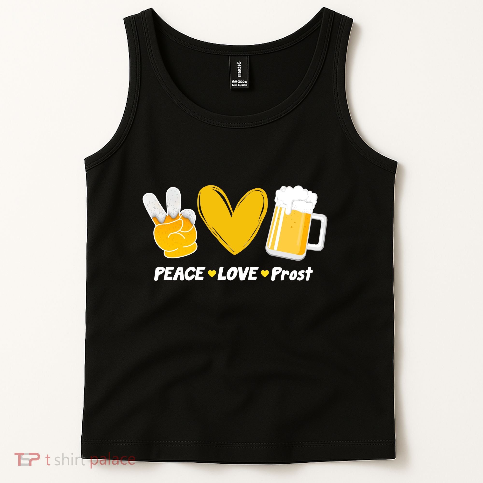 Peace Love Prost Beer Oktoberfest Tank Top