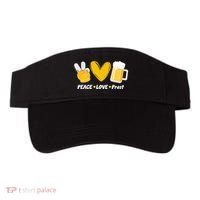 Peace Love Prost Beer Oktoberfest Visor thumb 0