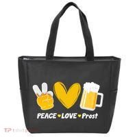 Peace Love Prost Beer Oktoberfest Tote Bag thumb 0