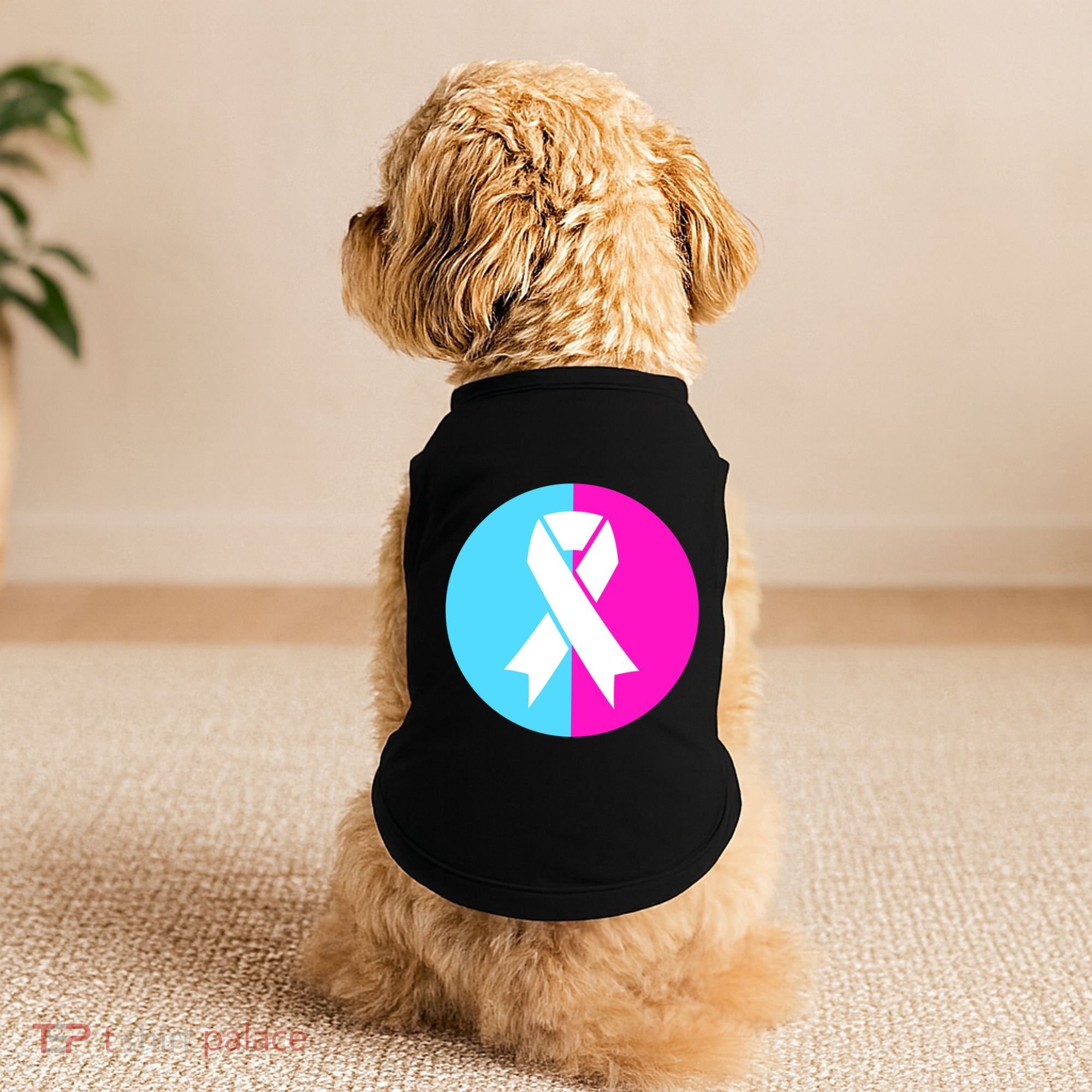 Pro Life Pregnancy Infant Loss Awareness Protect Life Anti Abortion Doggie Tank