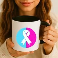 Pro Life Pregnancy Infant Loss Awareness Protect Life Anti Abortion Coffee Mug thumb 3