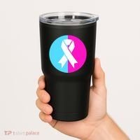 Pro Life Pregnancy Infant Loss Awareness Protect Life Anti Abortion Tumbler thumb 2