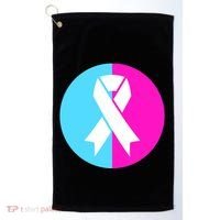 Pro Life Pregnancy Infant Loss Awareness Protect Life Anti Abortion Golf Towel thumb 0