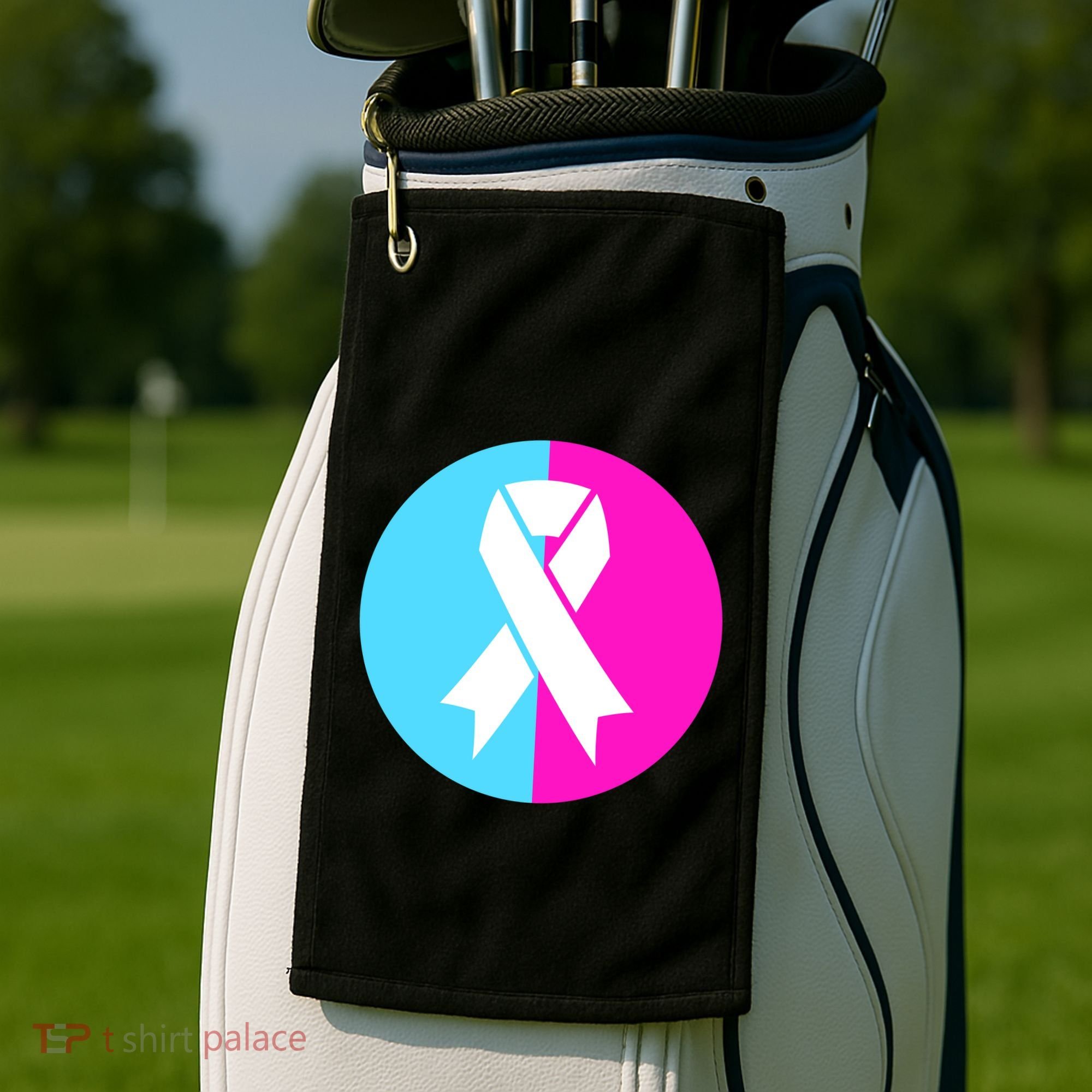 Pro Life Pregnancy Infant Loss Awareness Protect Life Anti Abortion Golf Towel