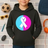 Pro Life Pregnancy Infant Loss Awareness Protect Life Anti Abortion Kids Hoodie thumb 2