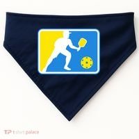 Pickleball Logo USA-Made Doggie Bandana thumb 0