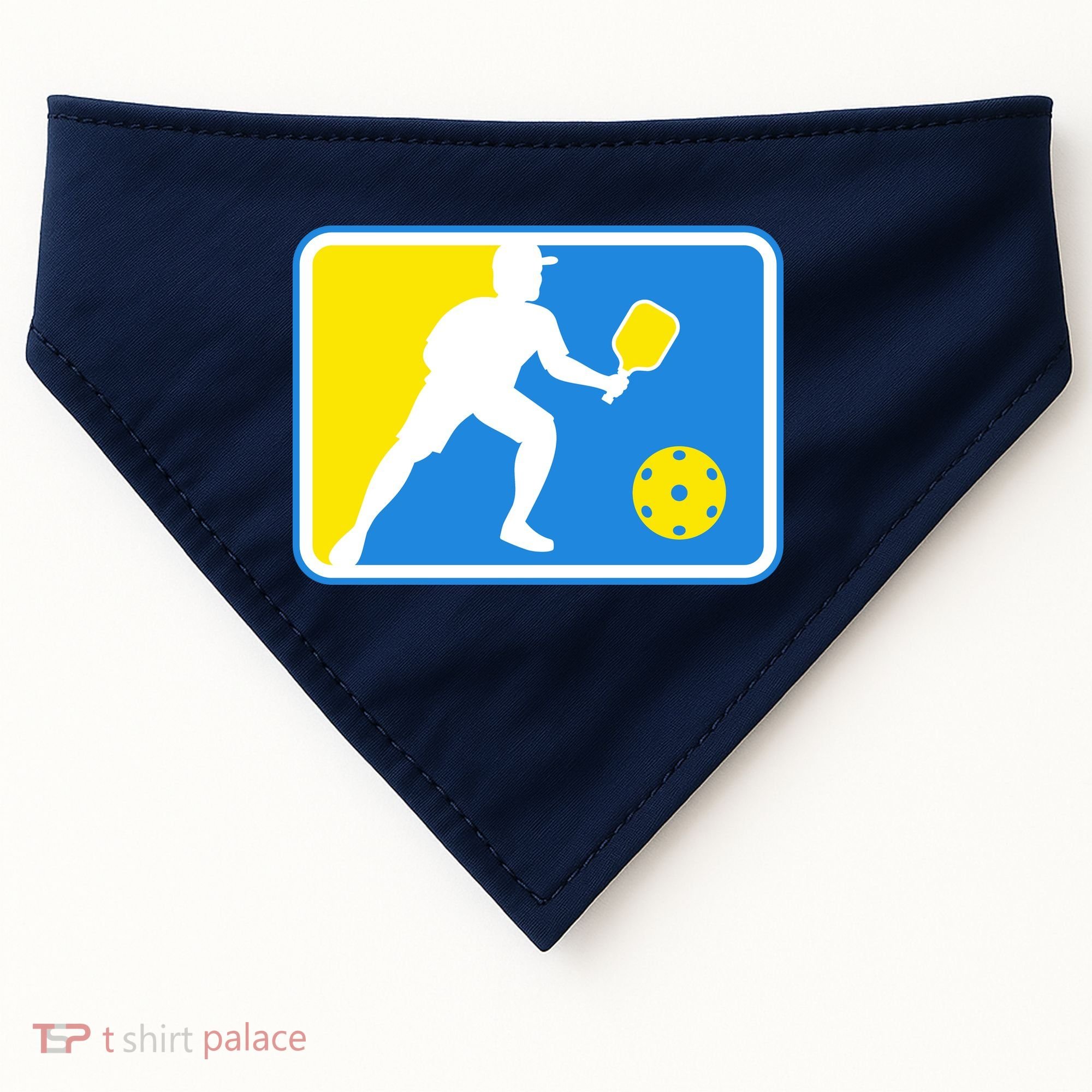 Pickleball Logo USA-Made Doggie Bandana